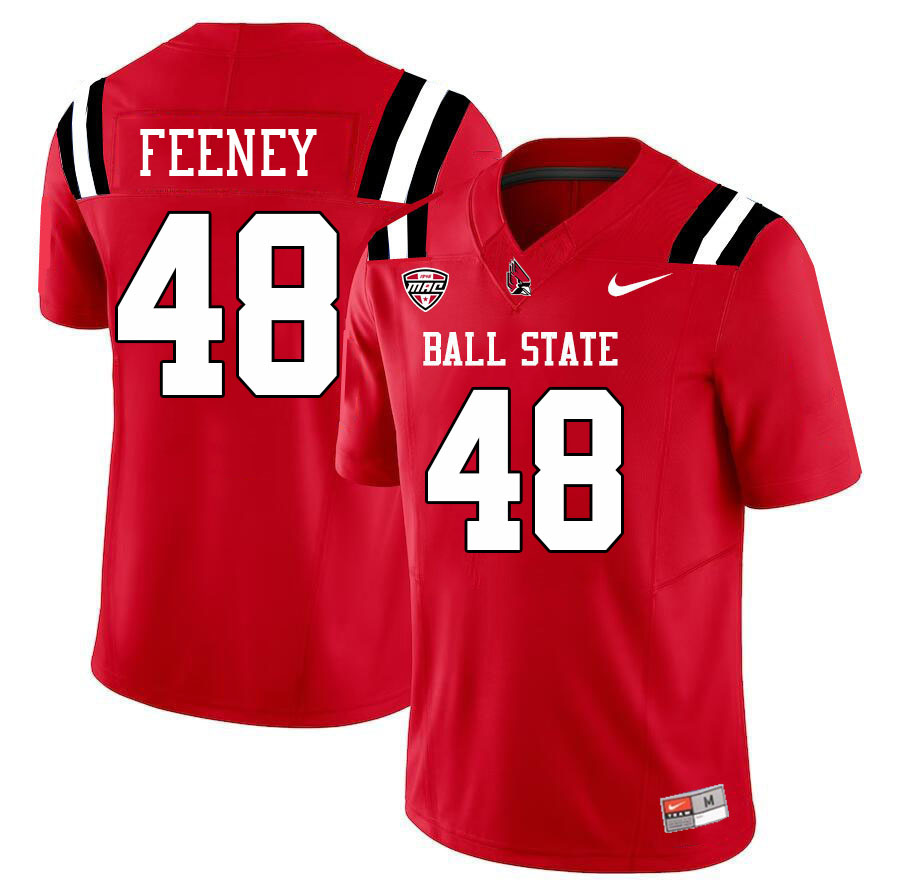 Sam Feeney Ball State Jersey,Ball State Cardinals #48 Sam Feeney Jersey Youth College-Cardinal